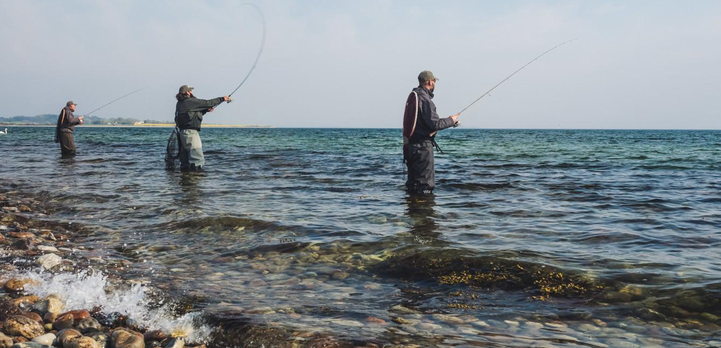 Lystfisker på Avernakø