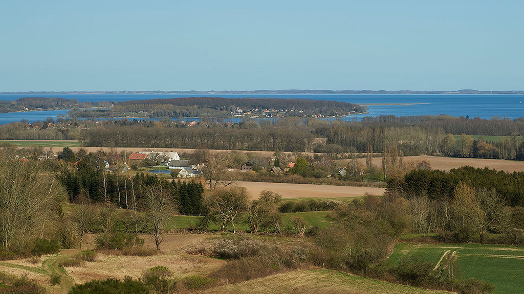 Udsigt fra Bregninge Kirketårn