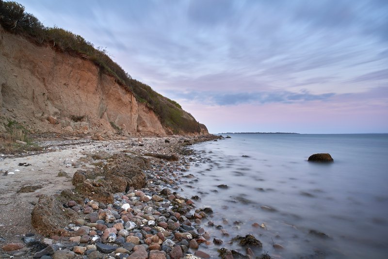 Knolden fotograferet mod Øst. Geopark Det Sydfynske Øhav